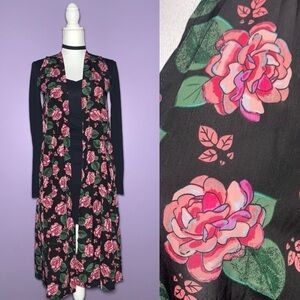 NEW LuLaRoe Floral Duster Vest